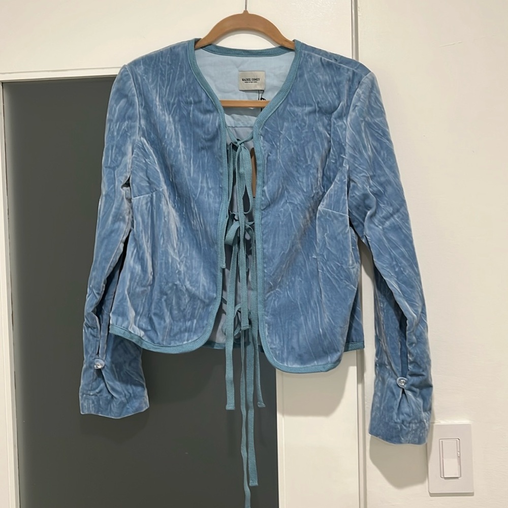 Rachel Comey Velvet Tie-Front Top NWT